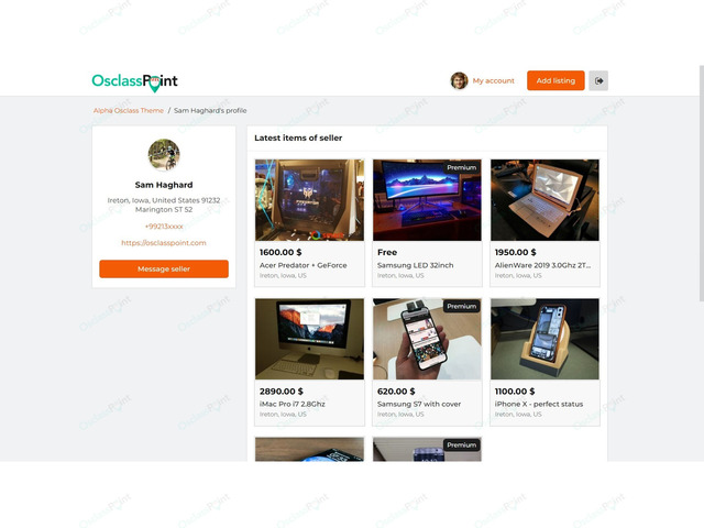 Osclass themes - Classifieds & Marketplace - OsclassPoint.com