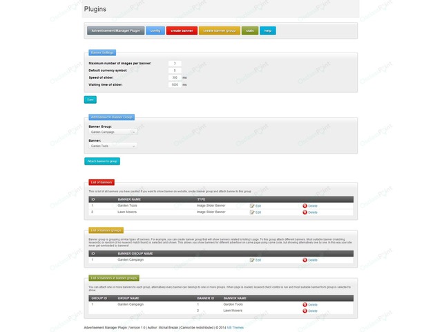 Advertisement Manager Plugin - Ads & Marketing - Osclass plugins