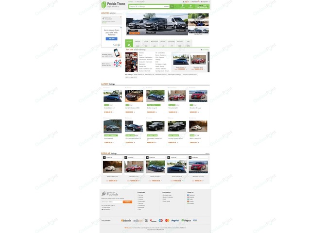 Classifieds & Marketplace - Patricia Free Osclass Theme
