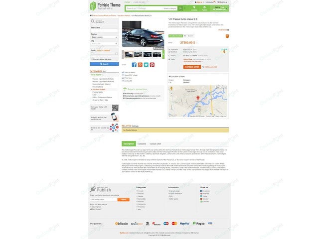 Osclass themes - Classifieds & Marketplace - OsclassPoint.com