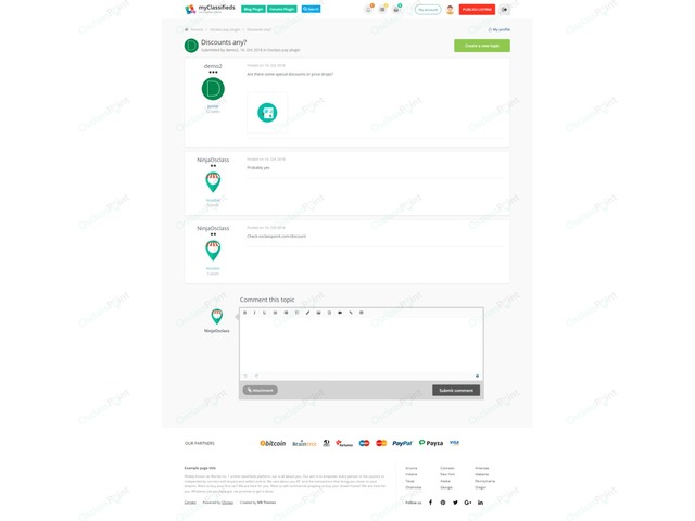 Forums Osclass Plugin - Osclass plugins - OsclassPoint.com