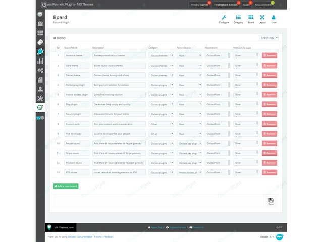 Forums Osclass Plugin