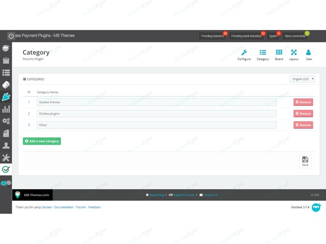 Forums Osclass Plugin