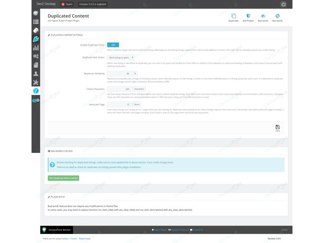 Anti-Spam and Bot Protection Osclass Plugin - Security & Anti-Spam - Osclass plugins