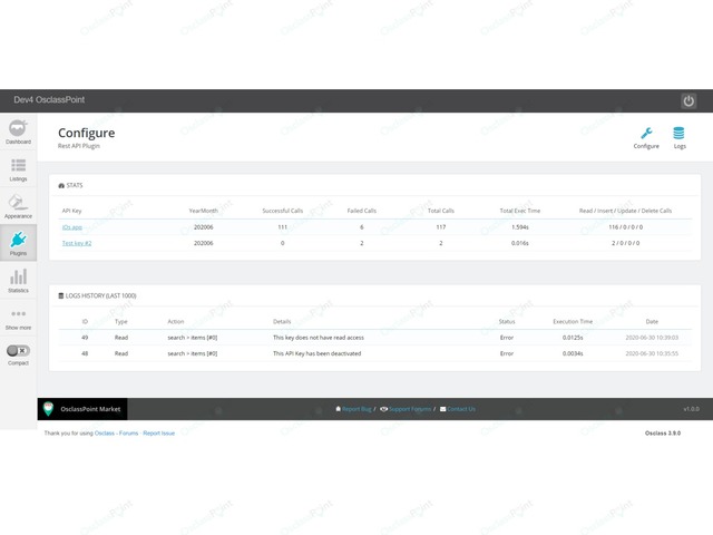 Rest API Osclass Plugin - Osclass plugins - OsclassPoint.com