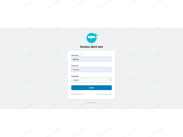 Omega Free Backoffice Osclass Theme - Classifieds & Marketplace - Osclass themes