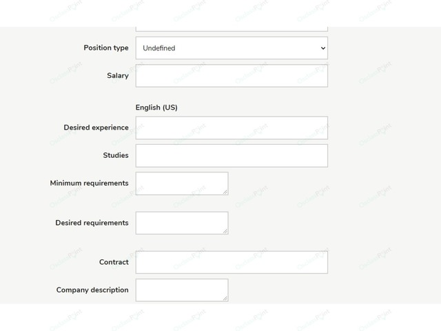 Jobs Attributes Osclass Plugin - Attributes, Fields & Maps - Osclass plugins