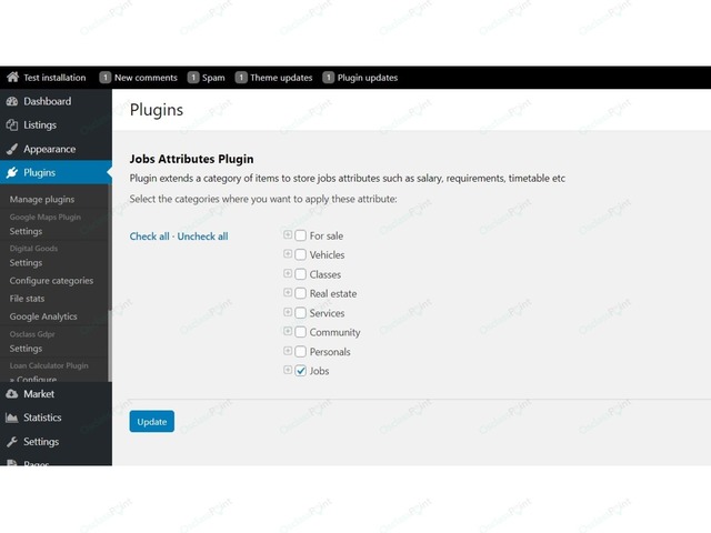 Jobs Attributes Osclass Plugin - Osclass plugins - OsclassPoint.com