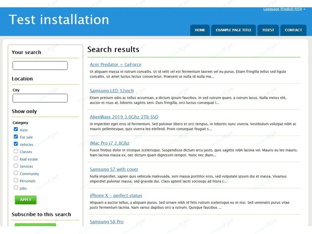 Osclass themes - Jobs & Recruitment - OsclassPoint.com