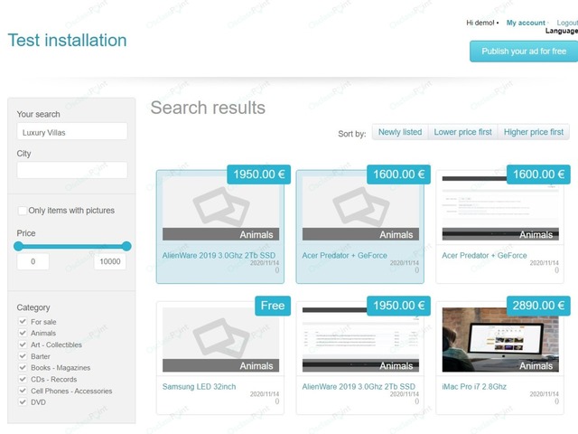 Classifieds & Marketplace - RealEstate Osclass Theme
