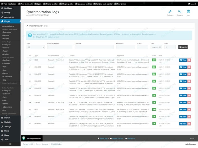 OsclassPoint.com - Account Synchronization Osclass Free Plugin