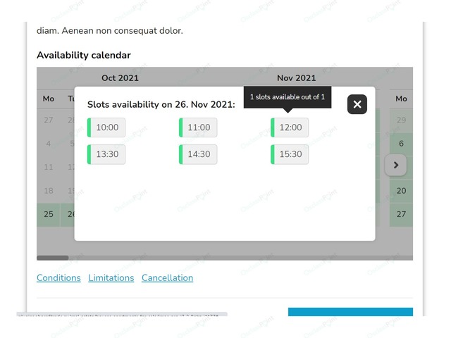 Payments & Ecommerce - Booking & Calendar Osclass Plugin