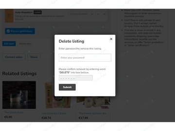 Item Password Osclass Plugin - Security & Anti-Spam - Osclass plugins