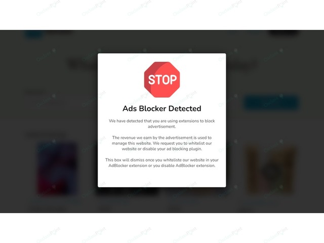 Ad Block Detector Plugin - Osclass plugins - OsclassPoint.com