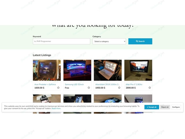 Cookies Consent PRO Plugin - Osclass plugins - OsclassPoint.com