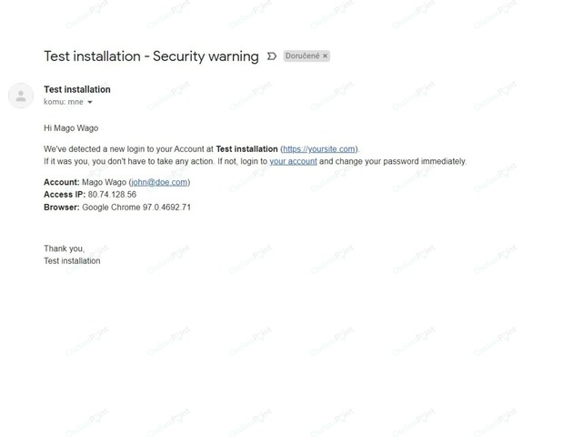 Login Email Notification Free Plugin - Security & Anti-Spam - Osclass plugins