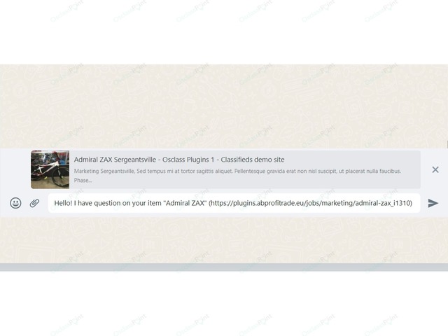 Osclass plugins - Chat & Messaging - OsclassPoint.com