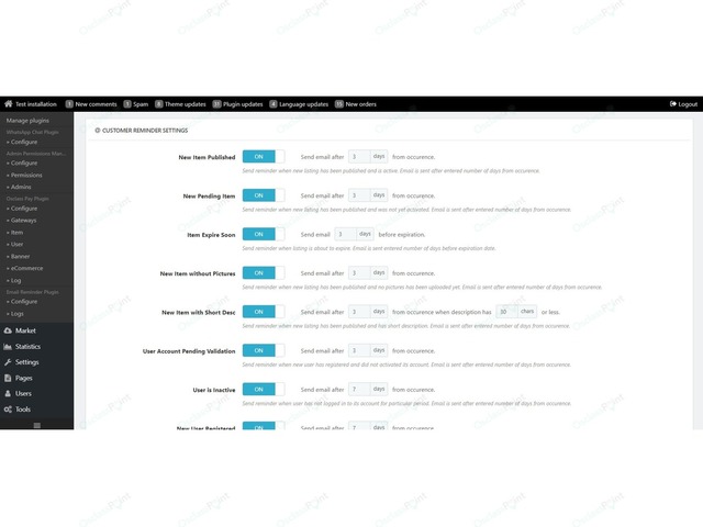 Email Reminder Osclass Plugin - Chat & Messaging - Osclass plugins