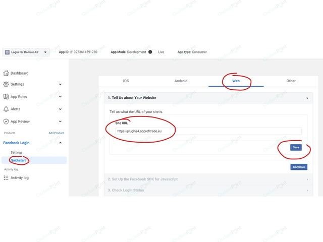 Facebook Instant Login Plugin
