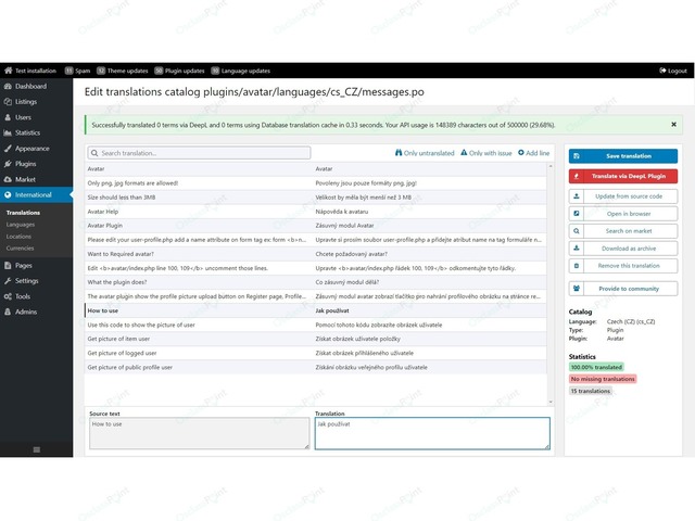 DeepL Translator Free Plugin for Classifieds - Design & Interface - Osclass plugins
