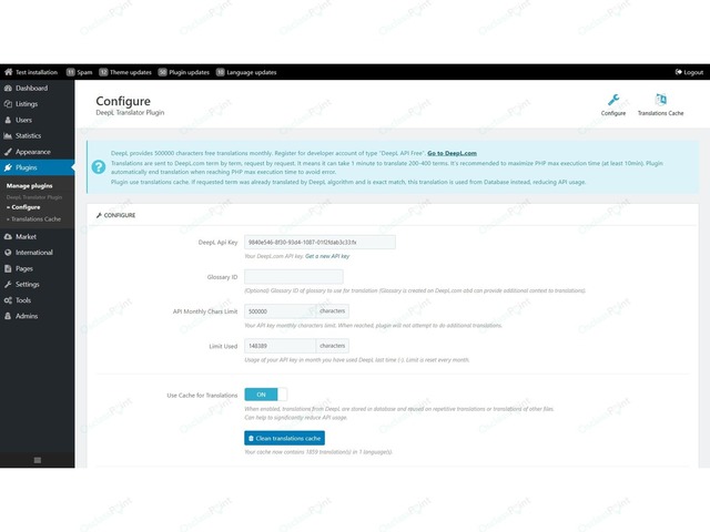 OsclassPoint.com - DeepL Translator Free Plugin for Classifieds