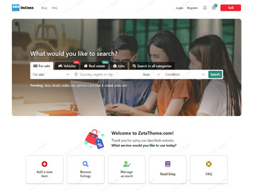 Osclass themes - Zeta Osclass Theme