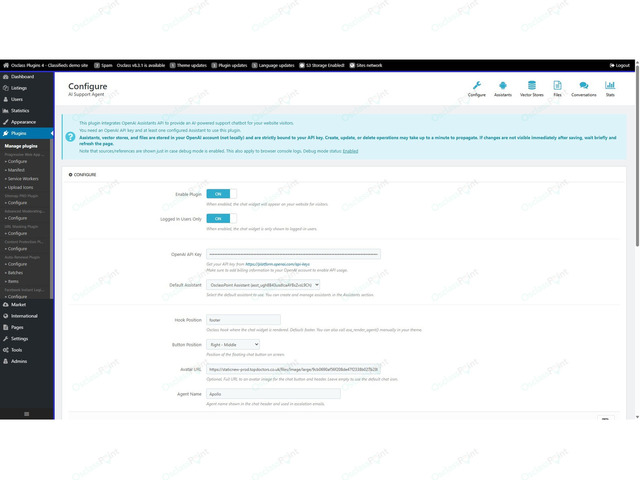 AI Support Agent Plugin with ChatGPT